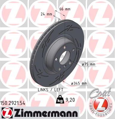 Zimmermann 150.2921.54 - Kočioni disk www.molydon.hr