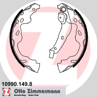 Zimmermann 10990.149.8 - Komplet kočnica, bubanj kočnice www.molydon.hr
