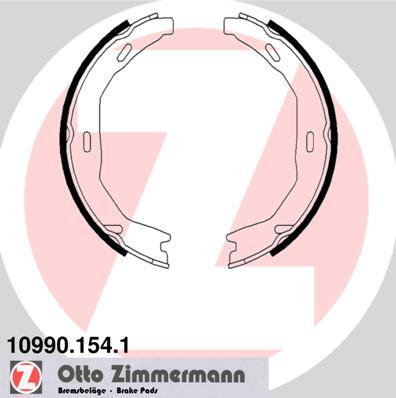 Zimmermann 10990.154.1 - Komplet kočionih obloga, rucna kočnica www.molydon.hr
