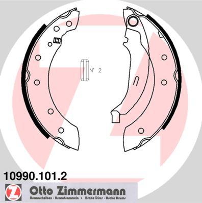 Zimmermann 10990.101.2 - Komplet kočnica, bubanj kočnice www.molydon.hr