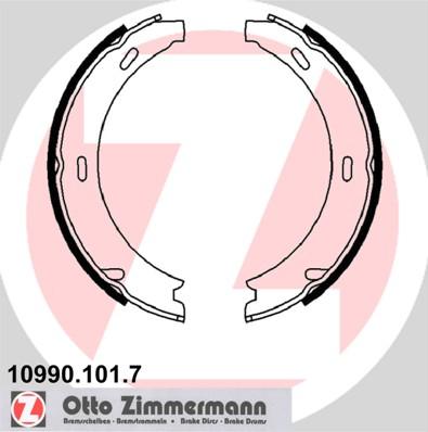 Zimmermann 10990.101.7 - Komplet kočionih obloga, rucna kočnica www.molydon.hr