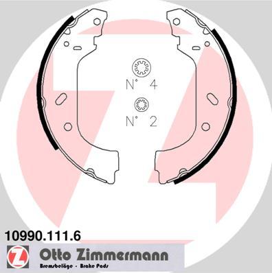 Zimmermann 10990.111.6 - Komplet kočnica, bubanj kočnice www.molydon.hr