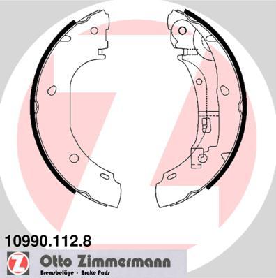Zimmermann 10990.112.8 - Komplet kočnica, bubanj kočnice www.molydon.hr