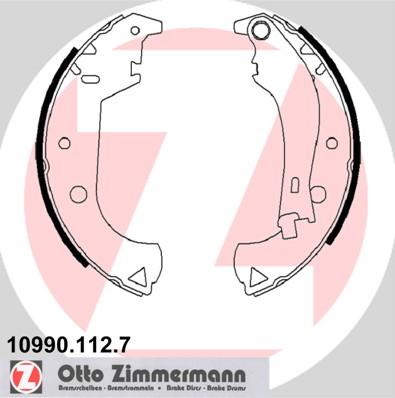 Zimmermann 10990.112.7 - Komplet kočnica, bubanj kočnice www.molydon.hr