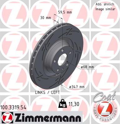 Zimmermann 100.3319.54 - Kočioni disk www.molydon.hr