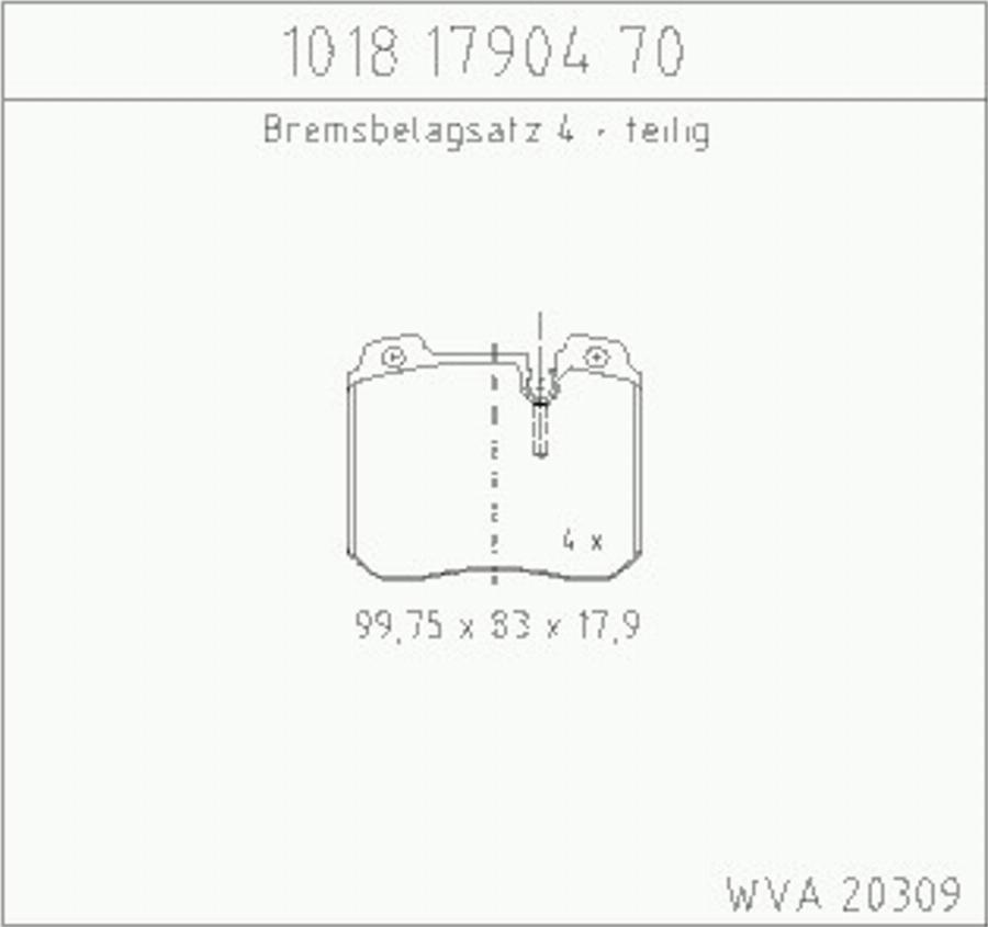 Zimmermann 10181790470 - Komplet Pločica, disk-kočnica www.molydon.hr