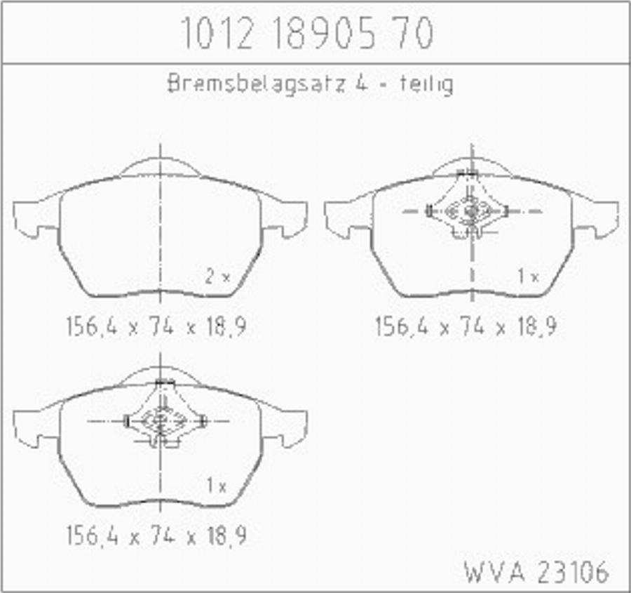 Zimmermann 10121890570 - Komplet Pločica, disk-kočnica www.molydon.hr