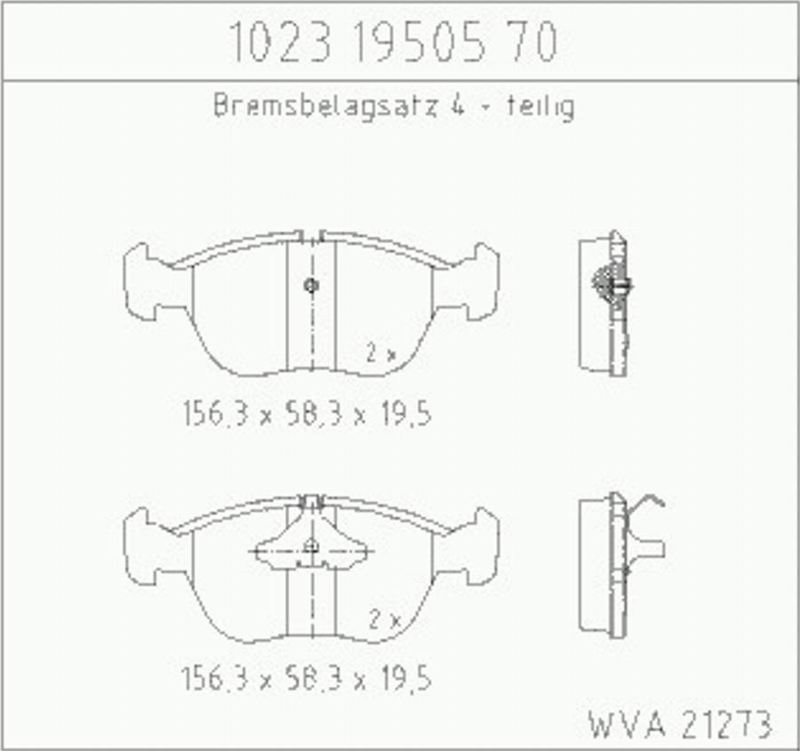 Zimmermann 10231950570 - Komplet Pločica, disk-kočnica www.molydon.hr