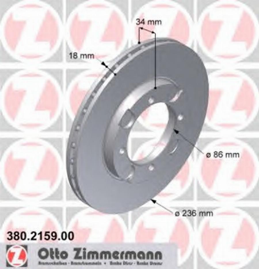 Zimmermann 380215900 - Kočioni disk www.molydon.hr