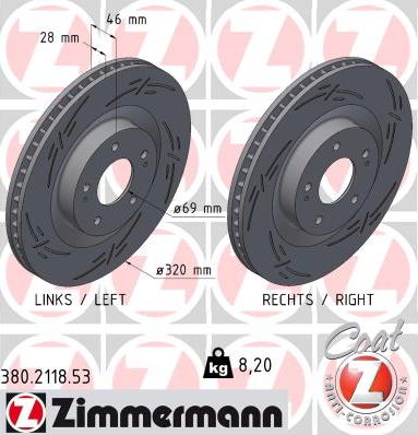 Zimmermann 380.2118.53 - Kočioni disk www.molydon.hr