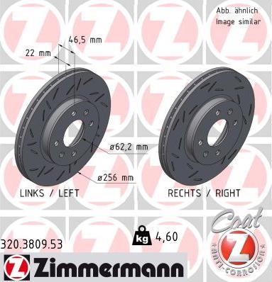 Zimmermann 320.3809.53 - Kočioni disk www.molydon.hr