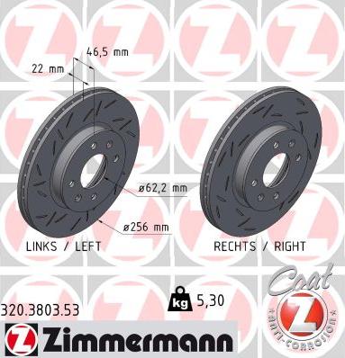 Zimmermann 320.3803.53 - Kočioni disk www.molydon.hr