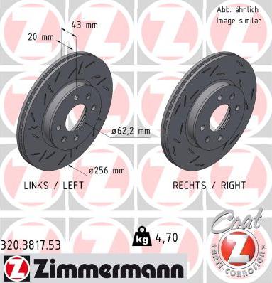 Zimmermann 320.3817.53 - Kočioni disk www.molydon.hr