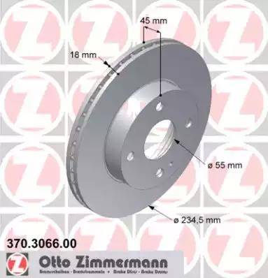 Zimmermann 370.3066.00 - Kočioni disk www.molydon.hr