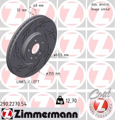 Zimmermann 290.2270.54 - Kočioni disk www.molydon.hr