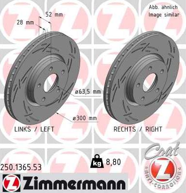 Zimmermann 250.1365.53 - Kočioni disk www.molydon.hr