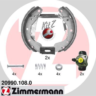 Zimmermann 20990.108.0 - Komplet kočnica, bubanj kočnice www.molydon.hr
