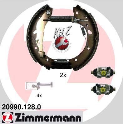 Zimmermann 20990.128.0 - Komplet kočnica, bubanj kočnice www.molydon.hr