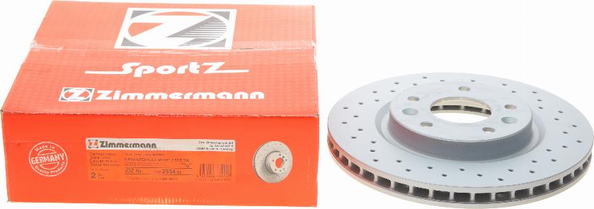 Zimmermann 200.2534.52 - Kočioni disk www.molydon.hr