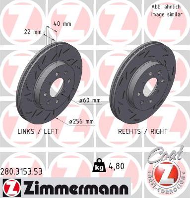 Zimmermann 280.3153.53 - Kočioni disk www.molydon.hr