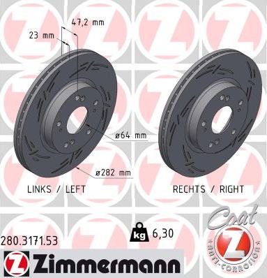 Zimmermann 280.3171.53 - Kočioni disk www.molydon.hr