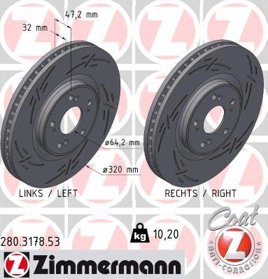 Zimmermann 280.3178.53 - Kočioni disk www.molydon.hr