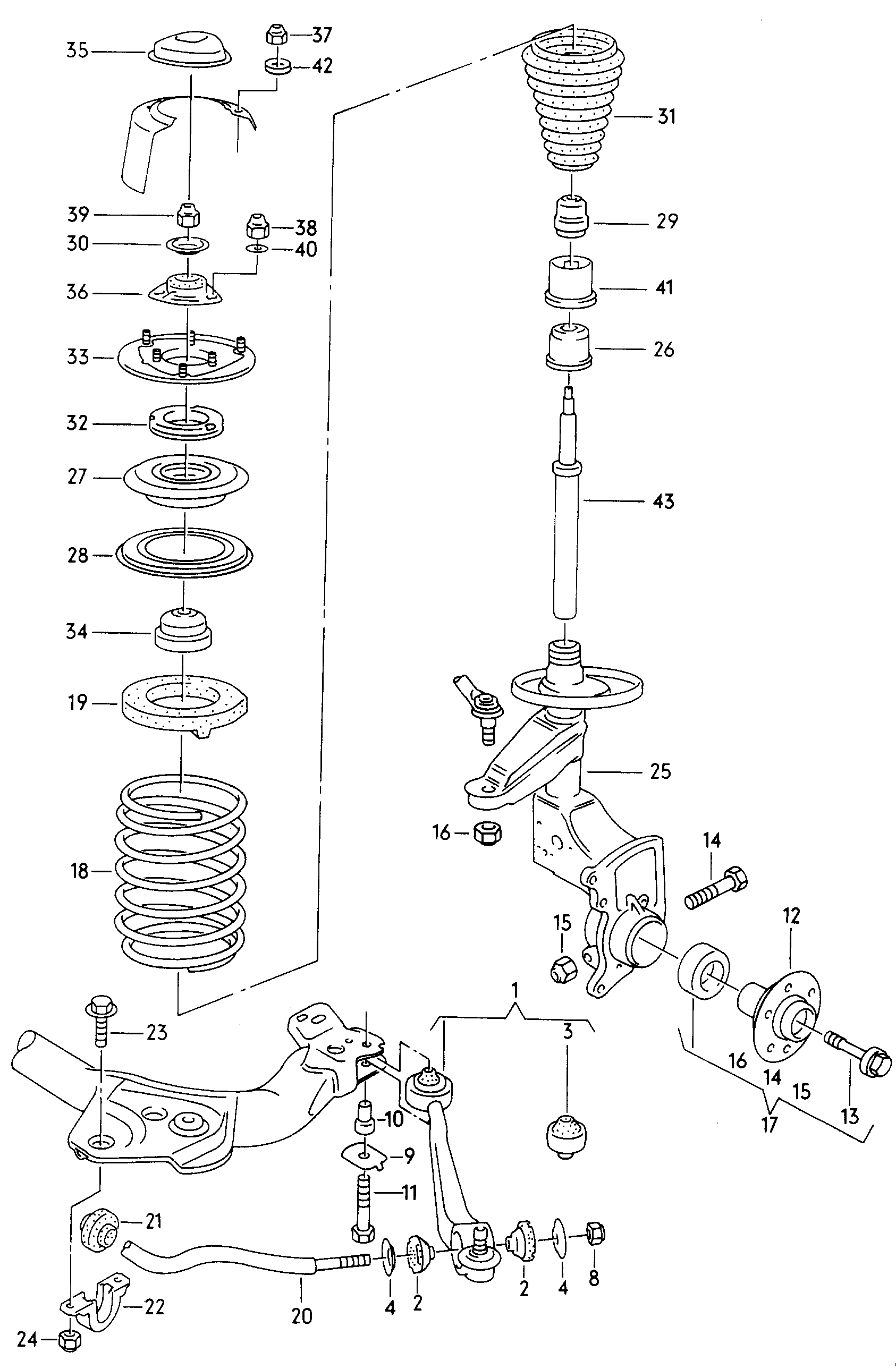 Seat 443413031G - Amortizer www.molydon.hr