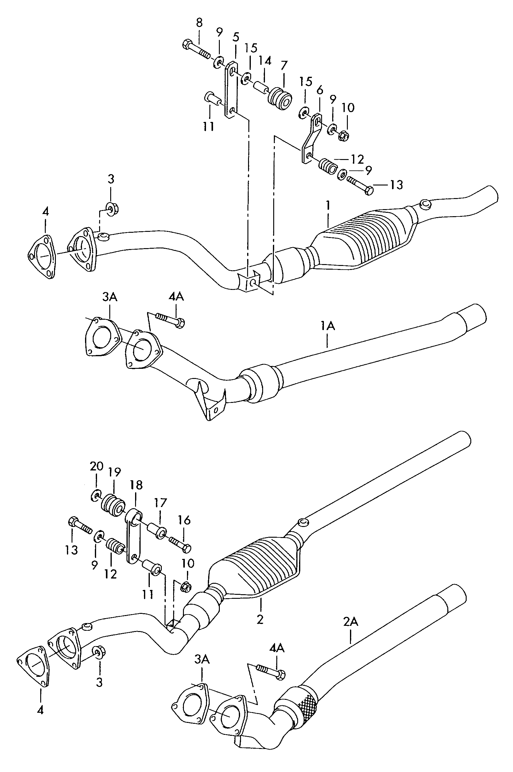 VAG 8E0 253 095 RX - Katalizator www.molydon.hr