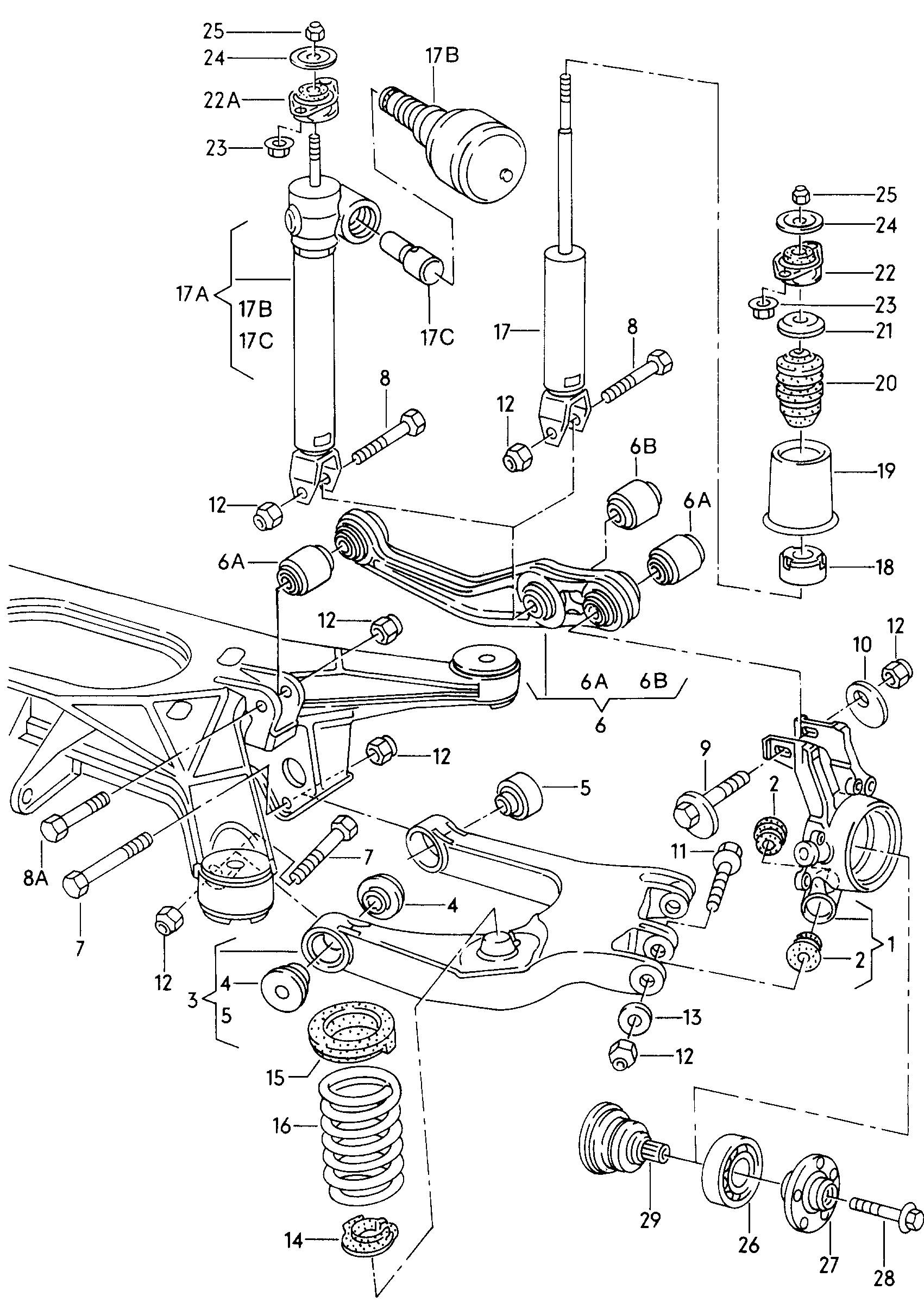 VAG 4D0511523C - Selen / Prigušni blok, Ovjes kotača www.molydon.hr