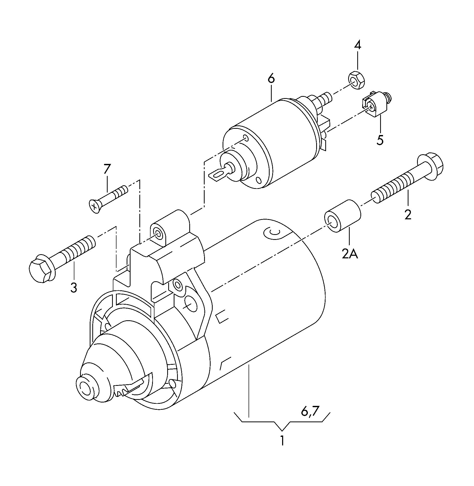 Skoda 06H911021A - Starter www.molydon.hr