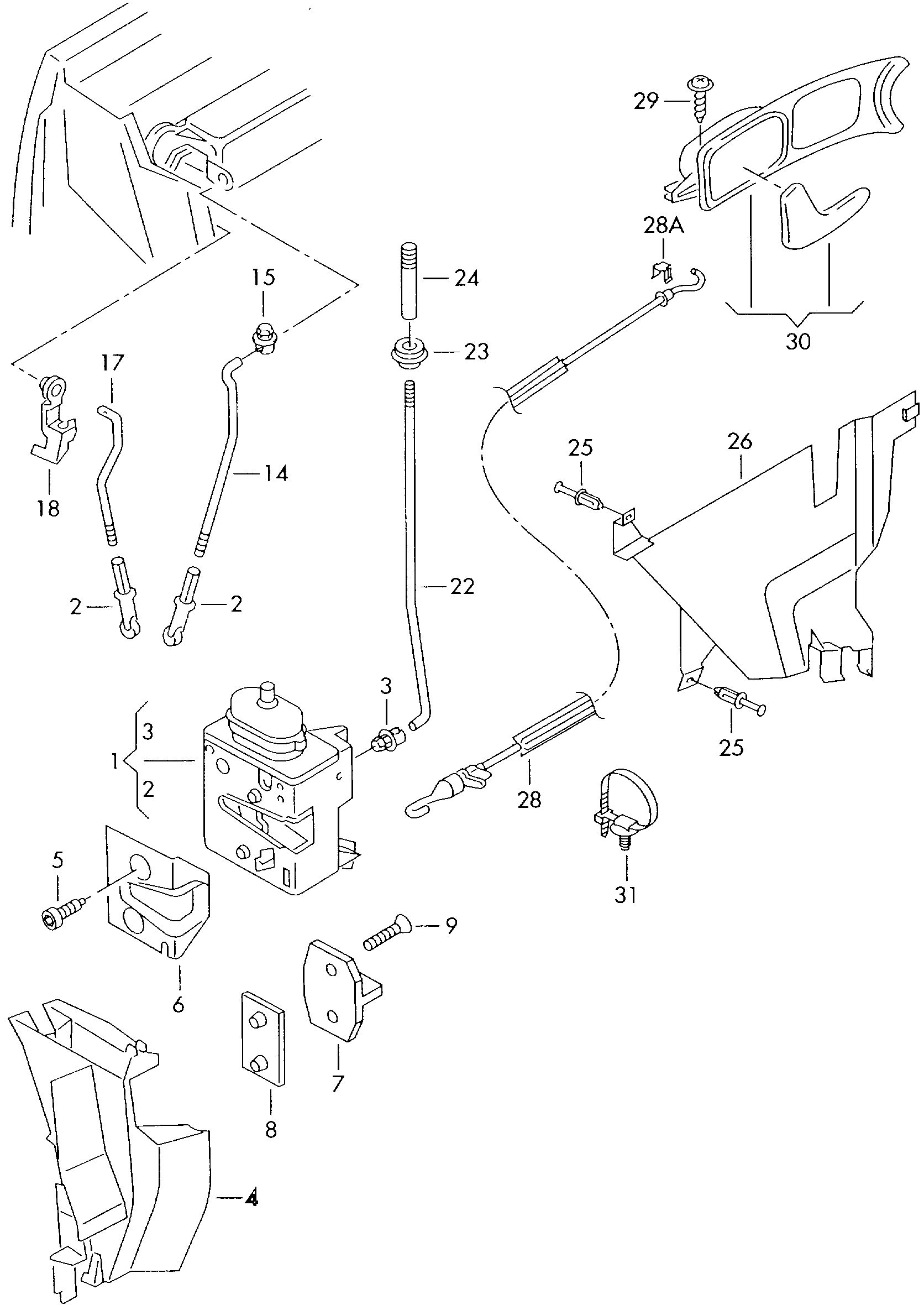 Seat 171 837 199 - Kopča ukrasna/zaštitna lajsna www.molydon.hr