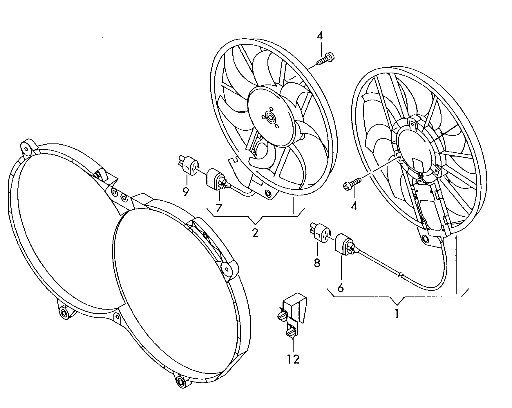 VW 7L0 959 455 E - Elektromotor, ventilator hladnjaka www.molydon.hr