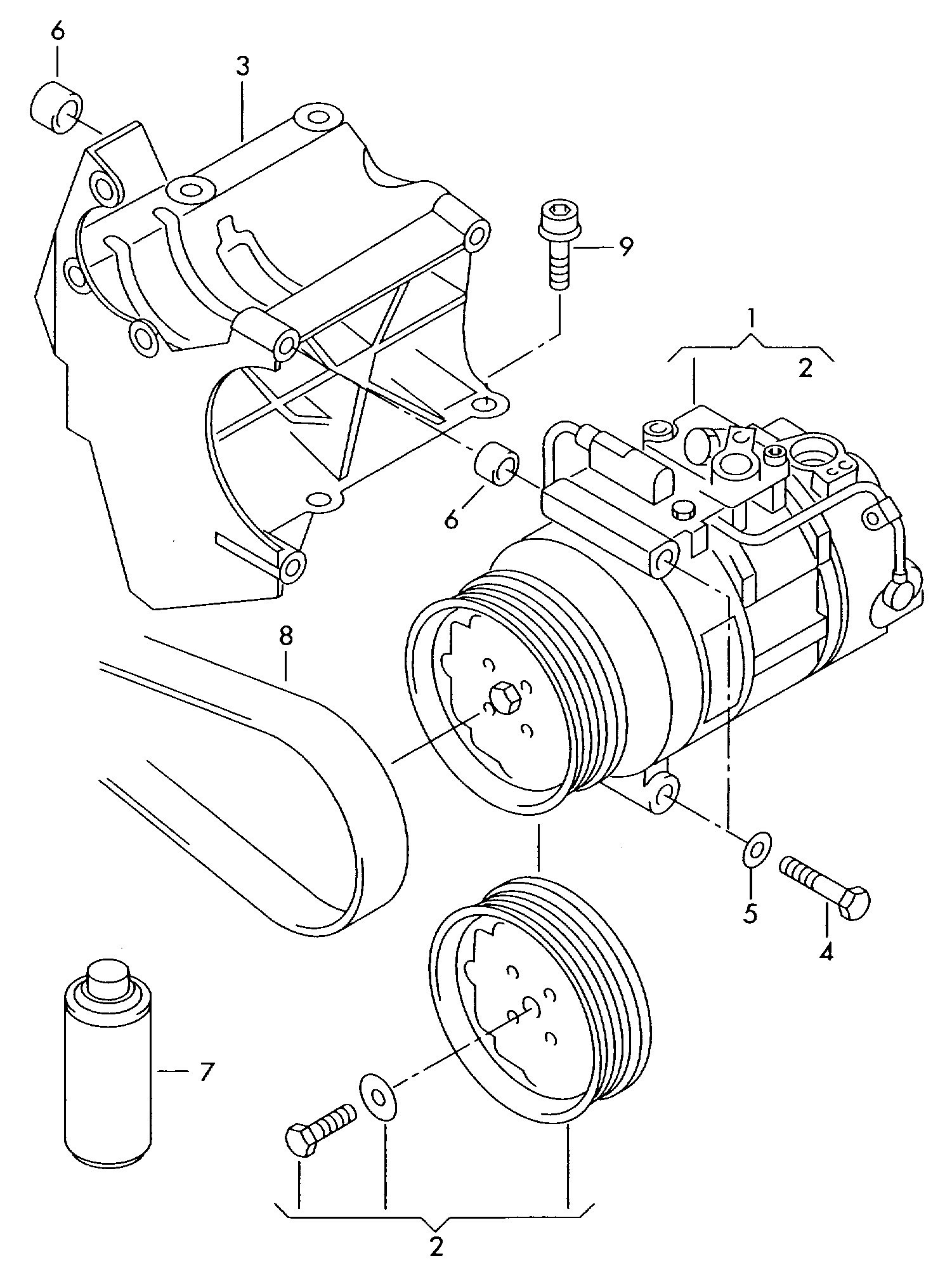 Seat 4E0260805F - Kompresor, klima-Uređaj www.molydon.hr