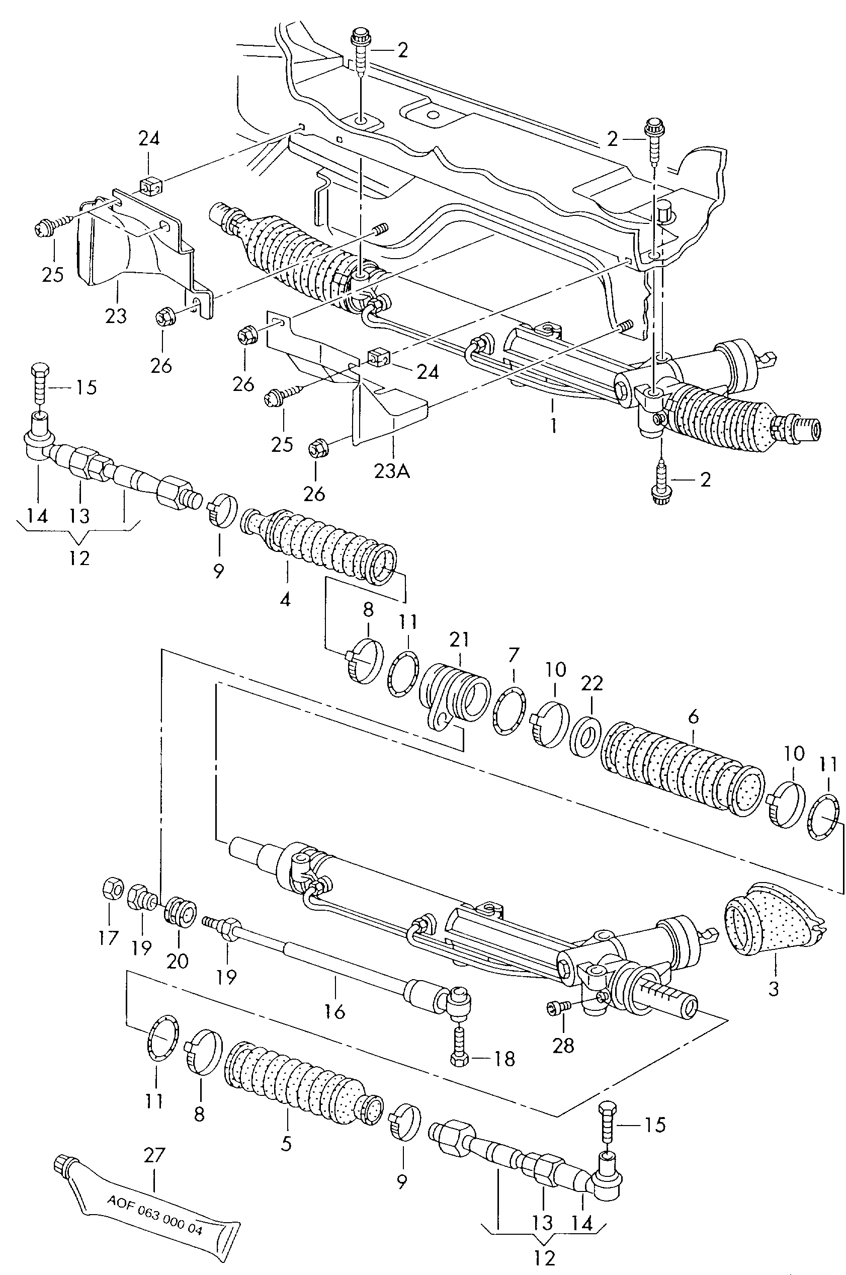 Seat 4D0422821A - Aksijalni zglob, poprecna spona www.molydon.hr