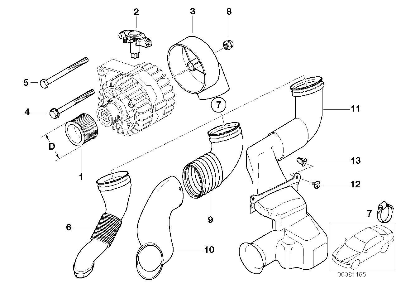 BMW 12317551153 - Regulator napona generatora www.molydon.hr