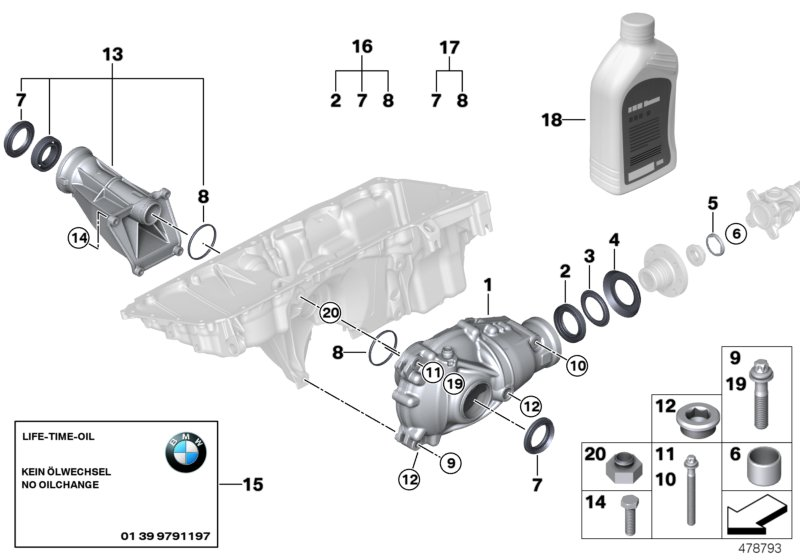 BMW 31507552539 - Ležište | Držač | Uležištenje, poluosovina www.molydon.hr