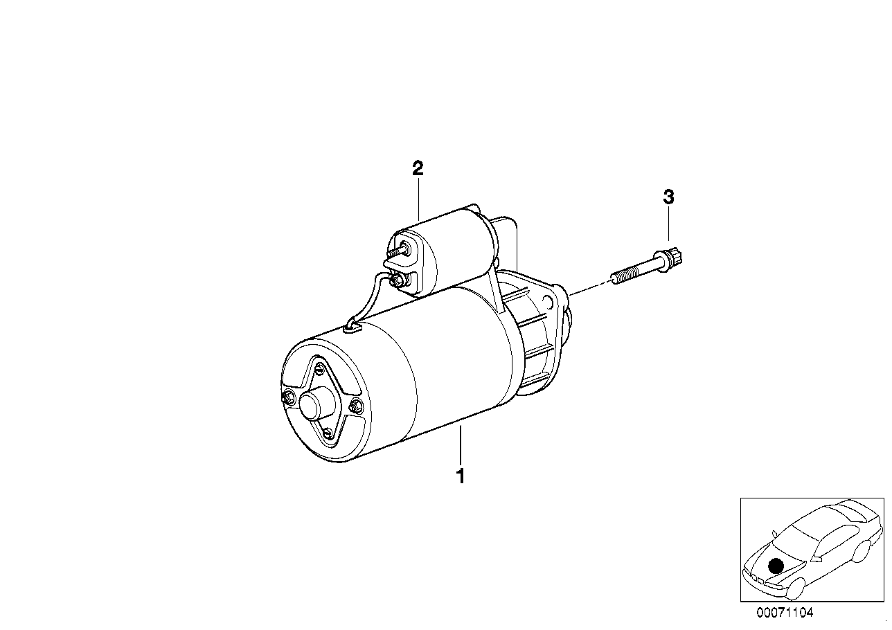 BMW 12 41 7 843 526 - Starter www.molydon.hr