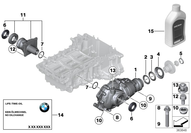 BMW 31507588949 - Ležaj, Pogonska osovina www.molydon.hr