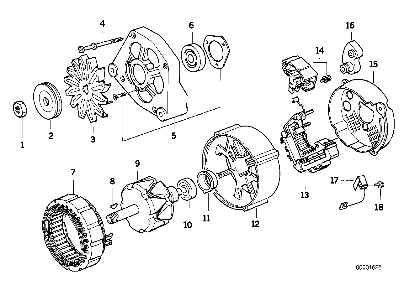 Mini 12311734323 - Alternator www.molydon.hr