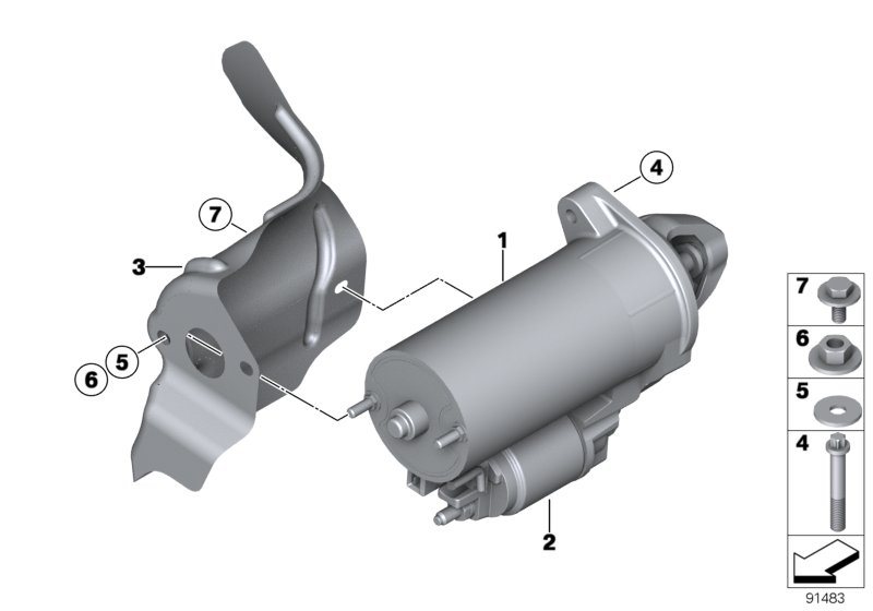 BMW 12 41 7 552 120 - Elektromagnetni Prekidač, starter www.molydon.hr