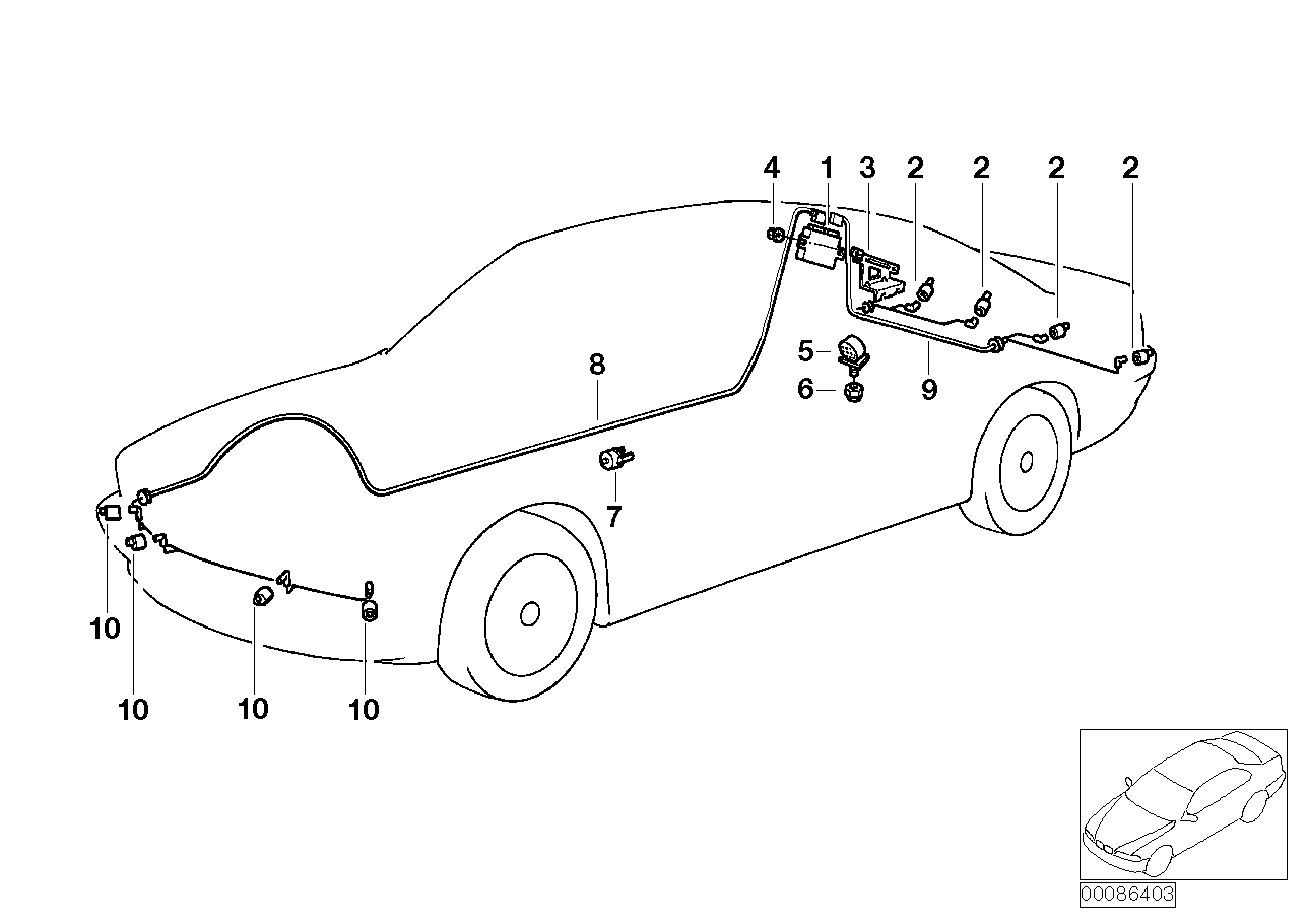 BMW 66 21 8 384 701 - Senzor, Pomoć za parkiranje www.molydon.hr