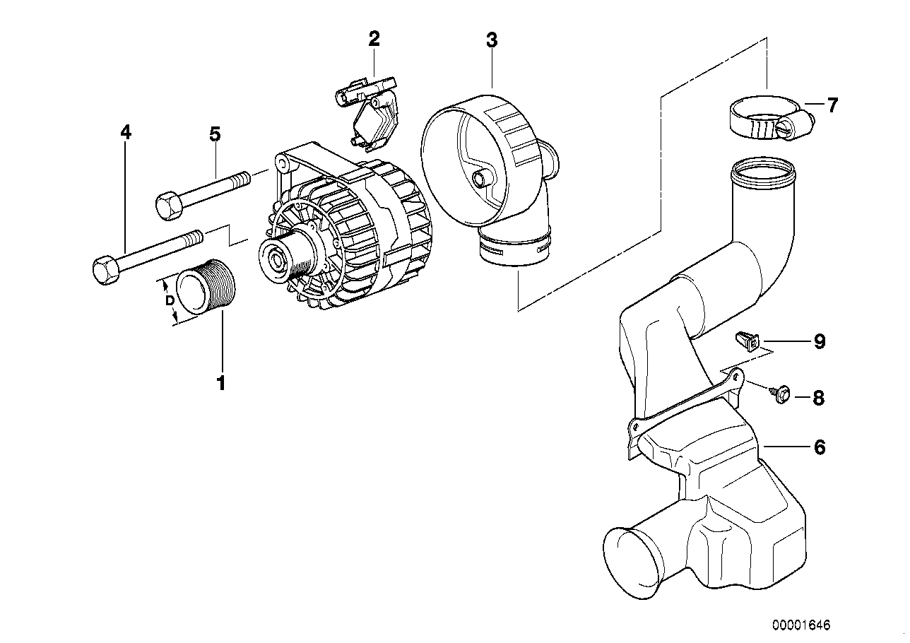 BMW 12 31 1 432 965 - Regulator napona generatora www.molydon.hr