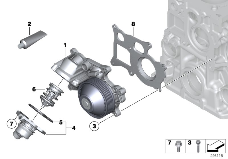 BMW 11 51 8 516 203 - Termostat, rashladna tekućinu www.molydon.hr