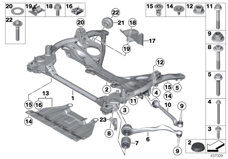 BMW (BRILLIANCE) 31 12 6 852 991 - Gumeni blok | Selen | Čahura ležaja www.molydon.hr