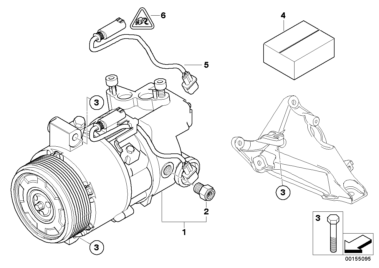 OM 64526987766 - Kompresor, klima-Uređaj www.molydon.hr