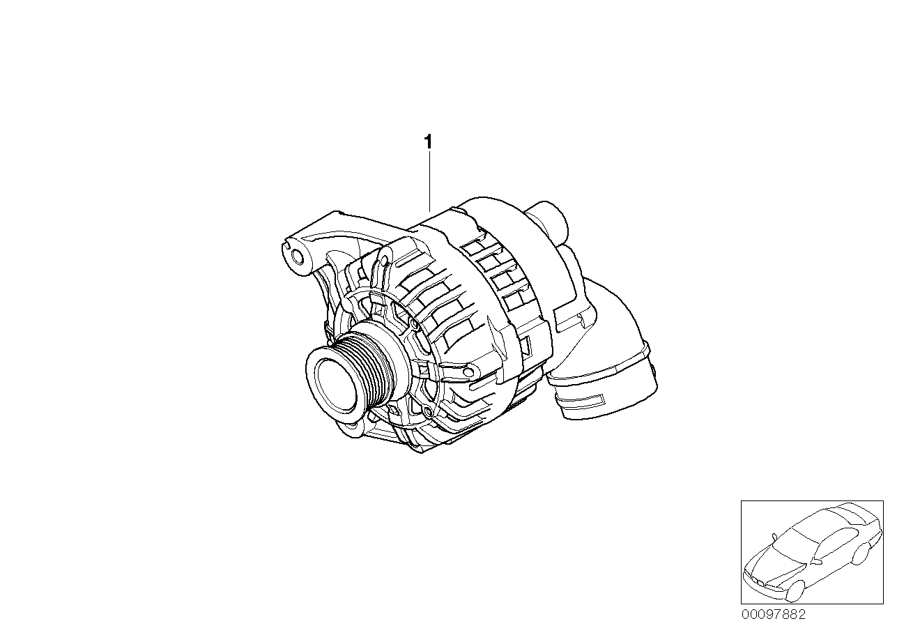 BMW 12 31 7 541 696 - Alternator www.molydon.hr