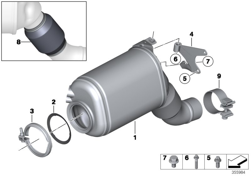 BMW 18308512692 - Servis i čišćenje DPF filtera www.molydon.hr