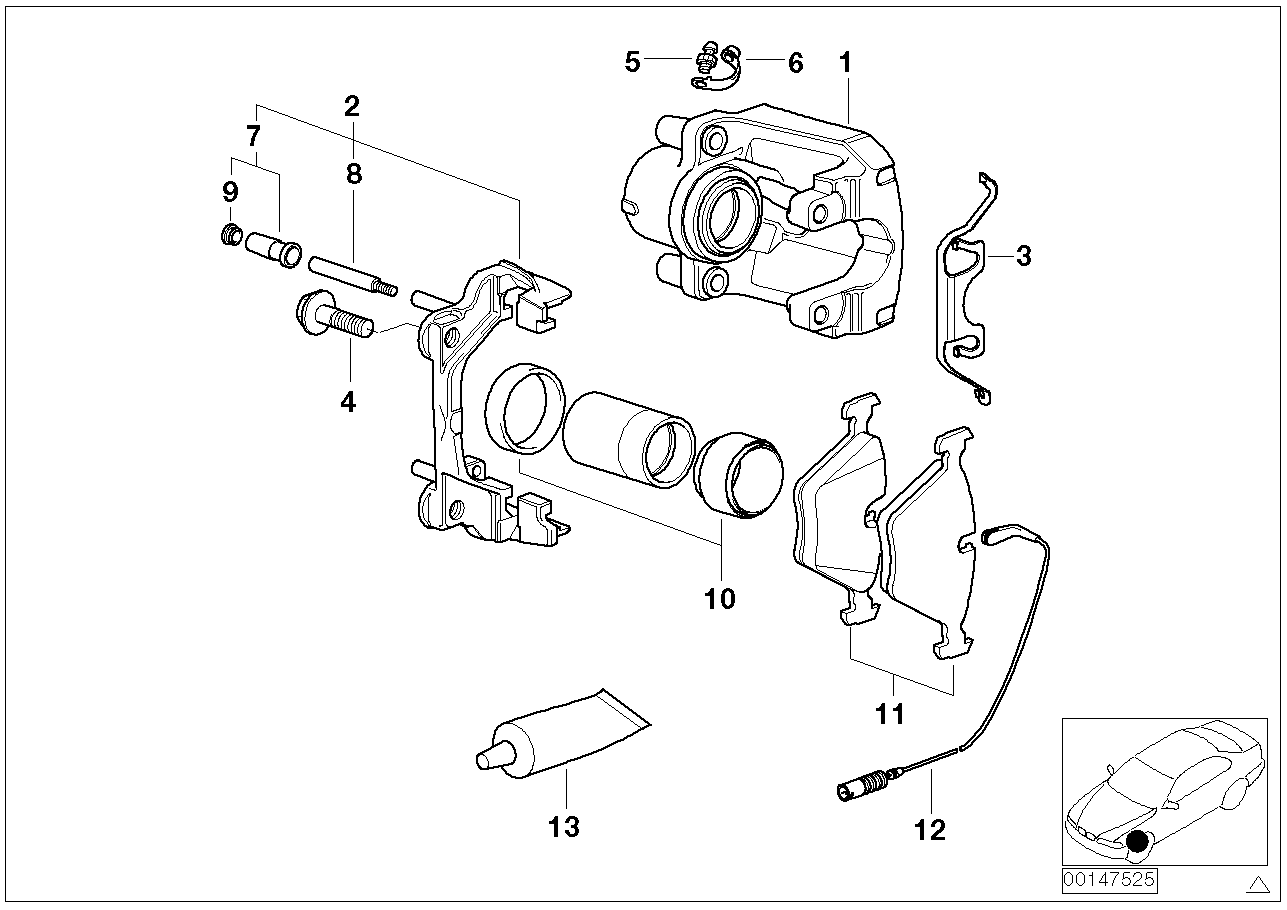 BMW 34116761278 - Komplet Pločica, disk-kočnica www.molydon.hr