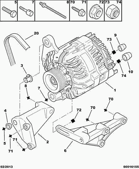 CITROËN/PEUGEOT 5705 HJ - Alternator www.molydon.hr