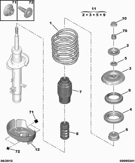 Rover 5002 LN - FRONT SUSPENSION SPRING www.molydon.hr